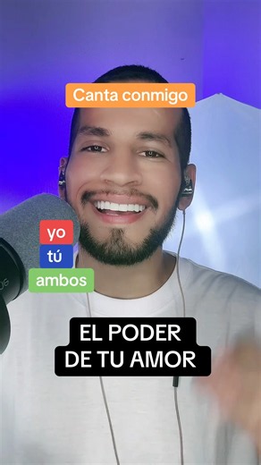 CANTA CONMIGO 🎤 EL PODER DE TU AMOR ❤️ #canta o mío #cantaconmigo #karaoke #cantaaduo #duo #viral