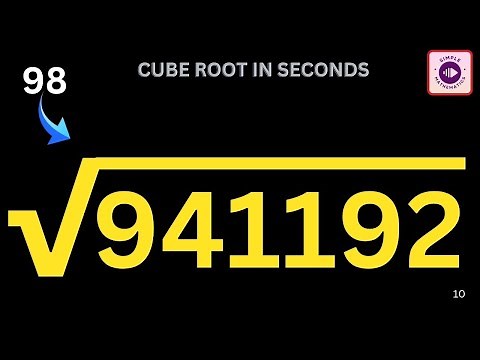 how to find perfect cube root of any number
