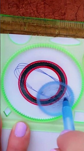 Drawing with a spirograph ASMR