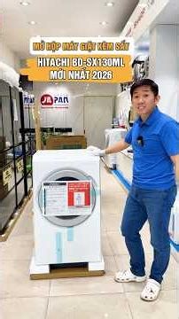 Review máy giặt kém sấy 2 trong 1 Made in Japan mới nhất 2026 - Hitachi BD-SX130ML!