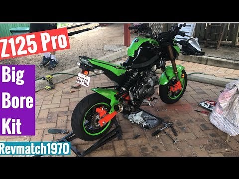 Z125 Pro Big Bore Kit Install