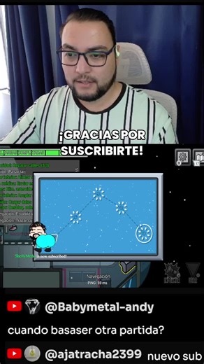 En este clip, interactúa con sus seguidores durante un emocionante directo de Among Us. ¡No te pierdas la diversión y la buena onda! ¿Te unes a la próxima?#AmongUs #Directo #Gaming #Suscriptores
