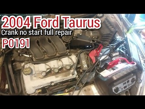 Ford P0191 diagnose and fix