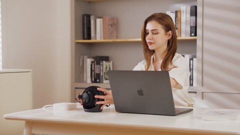 Gaiatop Desk Fan, 5-Inch Portable Electric Table Desktop Air Circulator Fans, Small but Powerful with 3 Speed 360° Adjustable Tilt for Cooling Home Dorm Office Bedroom Bathroom Kitchen, Black