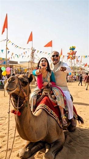 A Father's Hard Work create Camel, A Daughter's Smile 🥰 #shorts