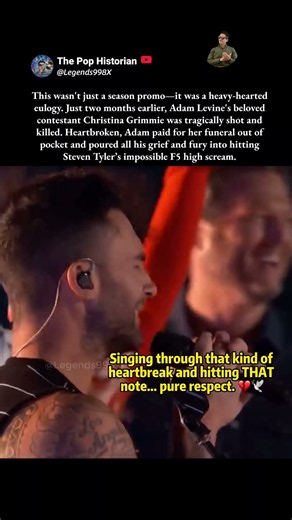 The heartbreaking tragedy behind this impossible high note. #Shorts #AdamLevine #christinagrimmie