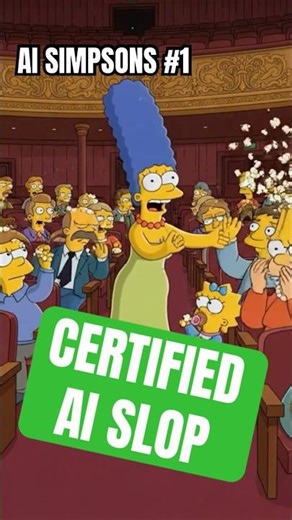 Marge Throws Popcorn - AI Simpsons Episode 1 | Certified AI Slop #DreamScreenAI
