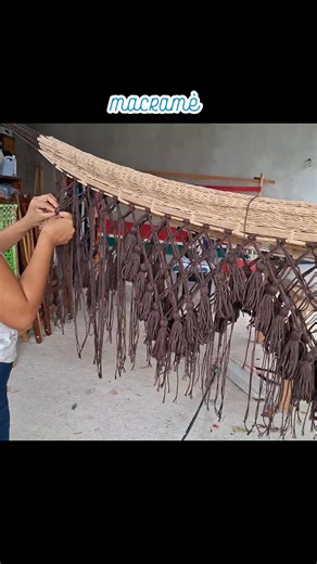 Elaborando una hamaca con orilla de macramé #hamacasvinalay #monday #macrame #hamacas #PlayadelCarmen #Algodon #hilights #weekend #hamacascolgantes #hamaca | Hamacas Vinalay