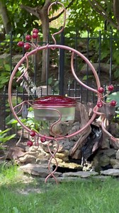 Even get a chipmunk drinking in the backgrounds. | Coppervine Feeders