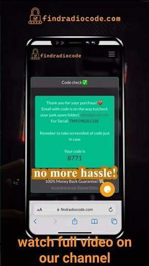 How to get Dodge radio code Instantly⚡️