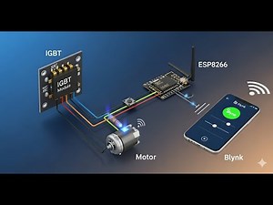 From Scratch: IGBT Motor Driver with Smartphone Control (Blynk + ESP8266)