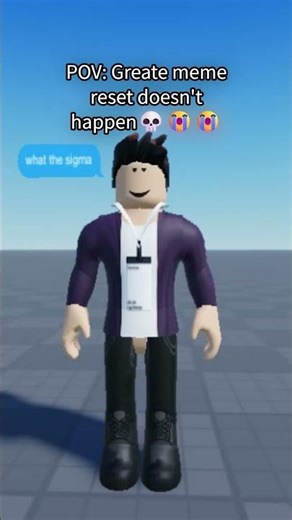 Roblox Greate Meme Reset Failure #roblox #greatmemereset #funny #msrabbithasfainted #meme