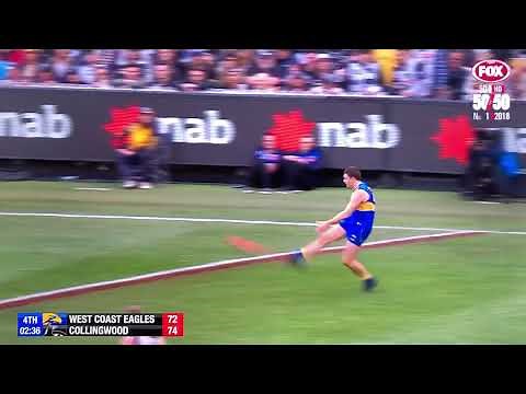 DOM SHEED KICKS THE MATCH WINNING GOAL FROM THE BOUNDARY!!! 2018 AFL Grand Final