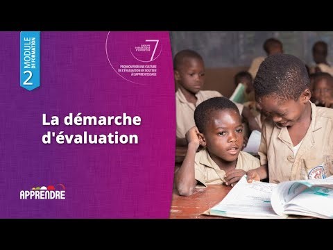 Module 2 : La démarche d'évaluation