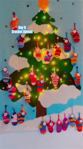 🎄 Crochet Advent Calendar 2025 | My Countdown Decoration Idea