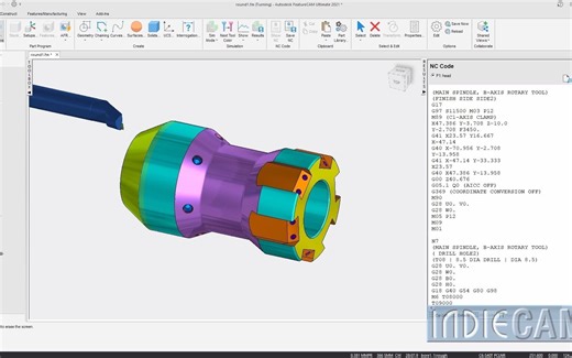 FeatureCAM - Doosan - Puma SMX2600S - TurnMill【五轴，德玛吉，CNC，车削中心，磨床，高端机床，模具】