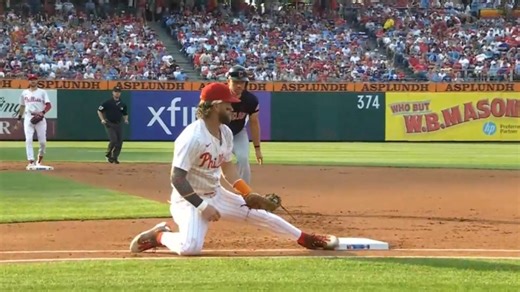 Evaluating the Bryce Harper first base experiment after a full season