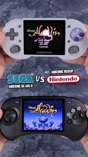 SEGA vs Nintendo | Disney's Aladdin | Anbernic RG ARC-D vs RG535P