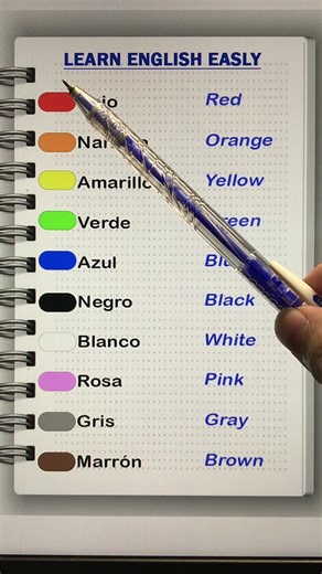 Aprende los colores en inglés fácilmente