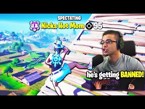 NICK EH 30 *FULL RAGE* when CHEATERS *RUIN* his DUO SKIN CONTEST! (Fortnite)