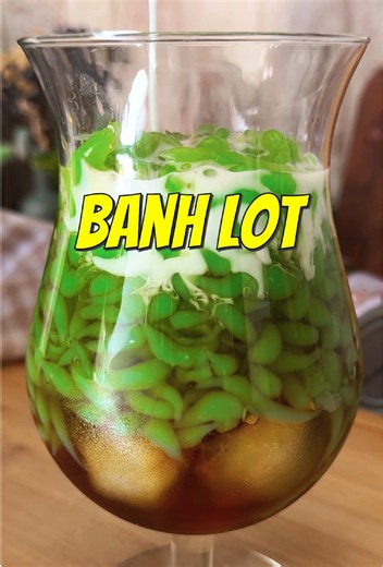 Banh lot / Khao lod song : recette de dessert rafraîchissant