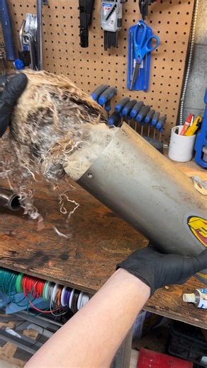 FortNine on Instagram: "Inside a muffler! : FmF Re-pack"