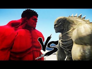 RED HULK VS ABOMINATION - EPIC BATTLE