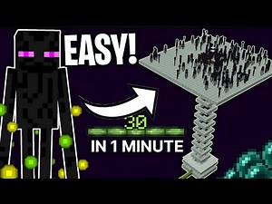 NEW Enderman XP Farm Minecraft 1.21 [JAVA + BEDROCK]