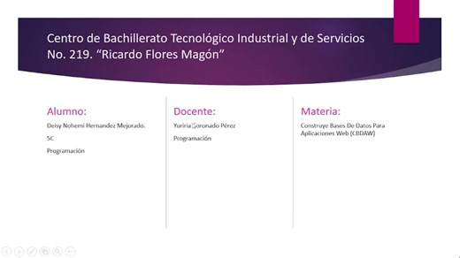 Normalización en Base de Datos