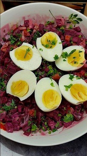 Salade de betterave facile 😋🥚