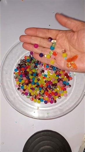 Relaxing Beads Sound | Glass Jug to Bowl ASMR ✨#asmr #beadssound #satisfying