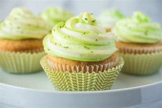 Key lime cupcakes