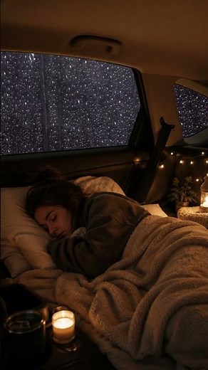 How I Sleep Comfortably in My Car #carcamping #sleep #hack