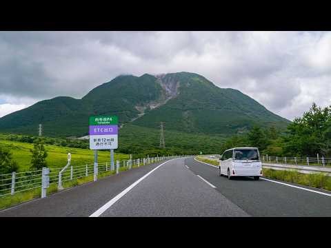 Japan Highway Drive 4K | Oita - Beppu - Fukuoka on Oita EXPWY