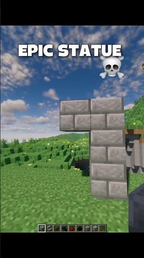I Built an EPIC Minecraft Statue 🗿 | You Won’t Believe This!