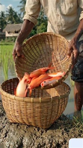 A beautiful is catching a very big fish. #fyp #reels #viral #trending #viralvideo #aivideo