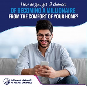 1.4K views · 289 reactions | With Al Ansari Exchange app, a single transaction entitles you to 3 entries in the Millionaire, Mercedes-Benz and weekly iPhone 13 draws! Download the app now to triple your chances of winning! Google Play: https://bit.ly/3KGp9uG App Store: https://apple.co/3M0HAKP #AlAnsariExchange #AlAnsariExchangeApp #AlAnsariExchangeMillionaire | Al Ansari Exchange | Facebook