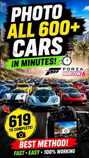 This Forza Horizon 6 Glitch Lets You Photograph EVERY Car 🤯