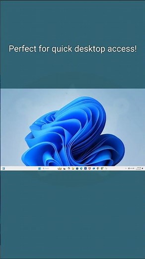 Win + D Shortcut: Instantly Show Desktop on Windows 11!