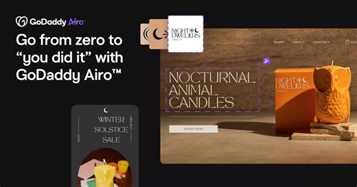 GoDaddy Airo All Access - Let AI Magic Bring Your Idea to Life Online