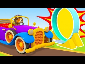 Little racing cars can't wait to try a new racing track with a double loop. Come join the attraction - Videos For Kids