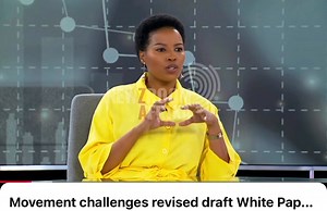 Today at Newzroom Afrika discussing the revised draft White Paper. Thank you Noma (Producer)❤️ Remember to complete our google form and be part of our submission. | Princy Mthombeni