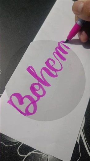 writing with brushpen 🖊️ #calligraphylattering #calligrphylearning #lettering #shorts #handwriting