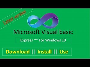 How to Install Latest Version of Visual Basic?|Windows 7/8.1/10 | Visual Studio 2010 Express
