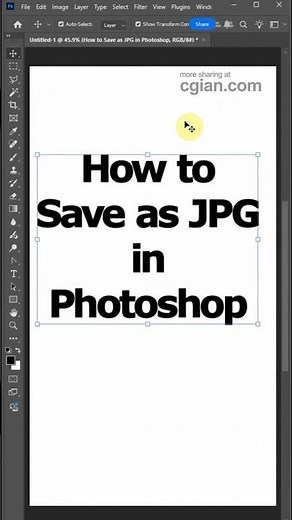 How to save as jpg in Photoshop #photoshop #jpg #graphician