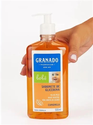 Sabonete Líquido de Glicerina Granado Bebê Camomila 500ml #granado #tiktokshopBR66 #saboneteliquido