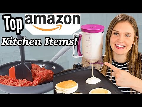 20 AMAZON Kitchen Items I Use DAILY! | Useful Amazon Kitchen Products | Julia Pacheco