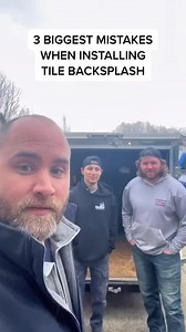 3 Biggest mistakes to avoid when installing your kitchen tile backsplash. #DIY #tile #backsplash #ki | Benderhomes