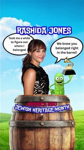 Monty Pickle hangs in the barrel with Rashida Jones!