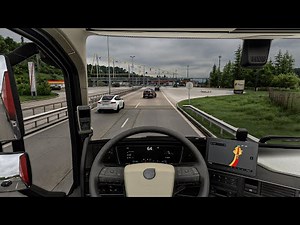 4K Ultra Graphics Euro Truck Simulator 2 Gameplay | Snowymoon Snow Mod | Realistic Driving 2026